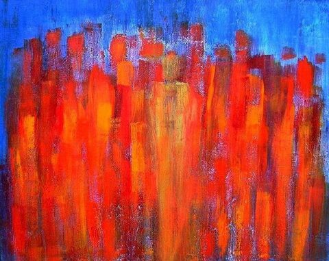 Acryl auf Leinwand